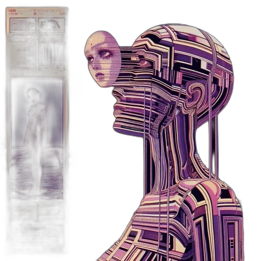 robot, face, mask, dress transparent PNG cut-out