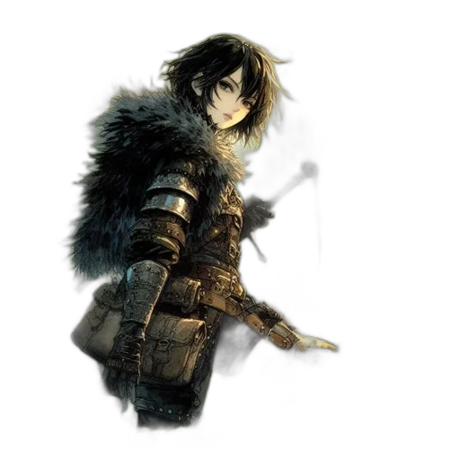 sword, weapon, jacket, staff transparent PNG cut-out
