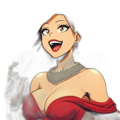 dress, jewelry, crown, face transparent PNG cut-out