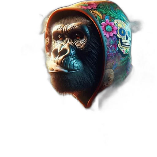 mask, face, animal, creature transparent PNG cut-out
