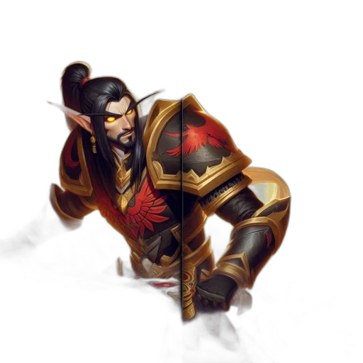 weapon, dragon, staff, sword transparent PNG cut-out