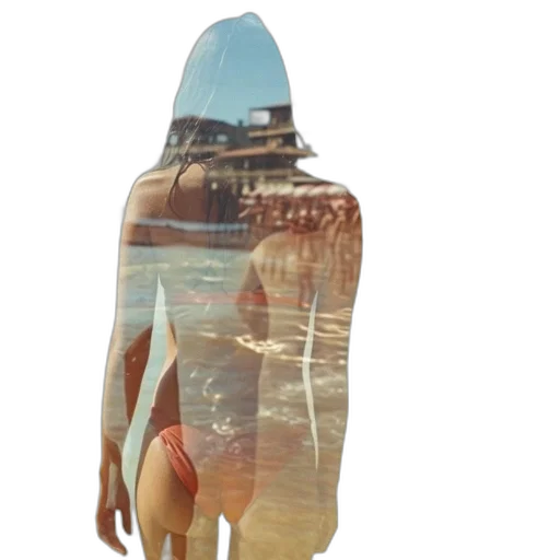 dress, bottle, jacket, mask transparent PNG cut-out