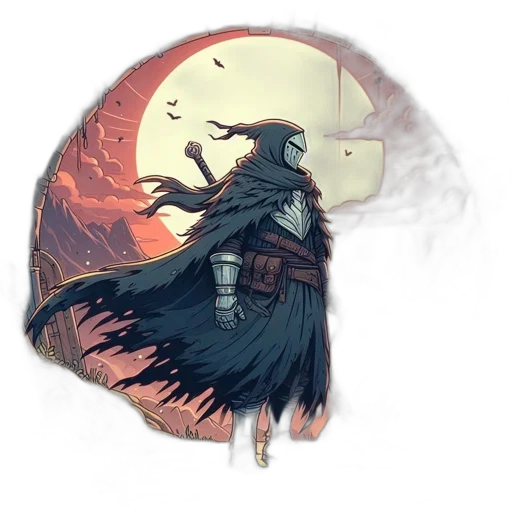 mask, dragon, hat, staff transparent PNG cut-out