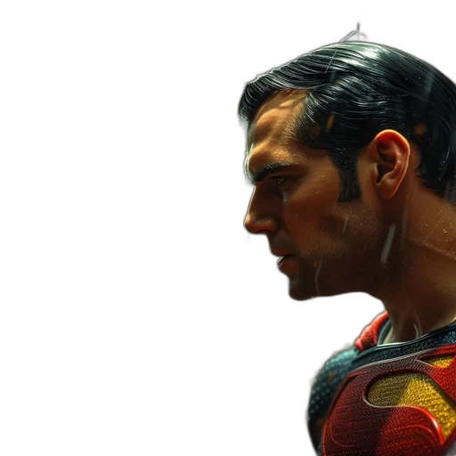 face, 3d render, photorealistic, comic book art transparent PNG cut-out