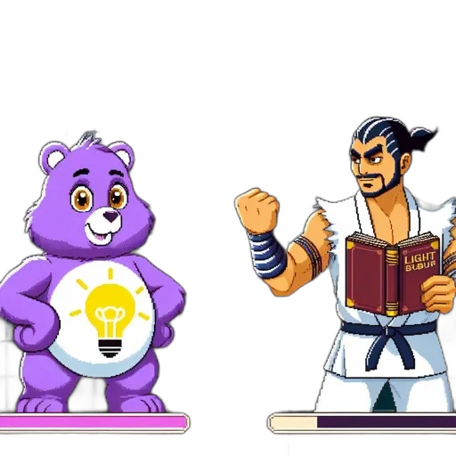 concept art, pixel art, cartoon, 3d render transparent PNG cut-out