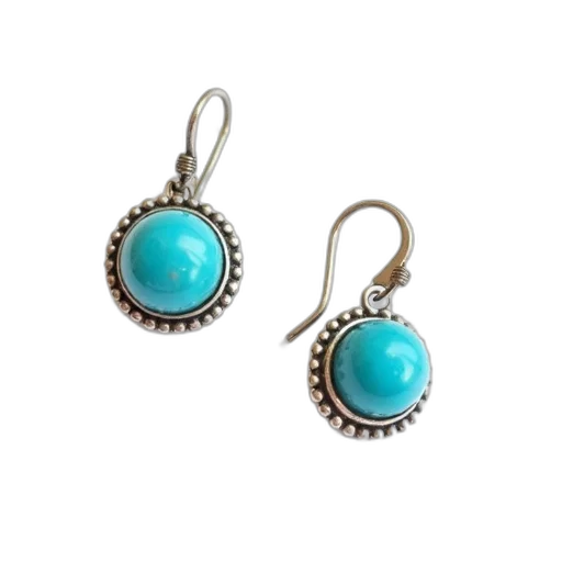 jewelry, blue, pair, silver transparent PNG cut-out