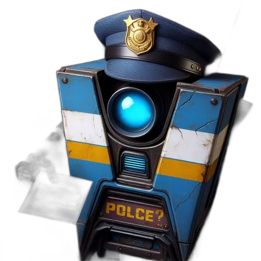 robot, weapon, staff, mask transparent PNG cut-out