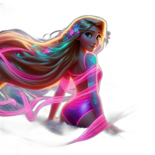 hair, dress, concept art, fantasy art transparent PNG cut-out