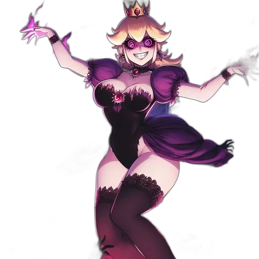 crown, dress, staff, concept art transparent PNG cut-out