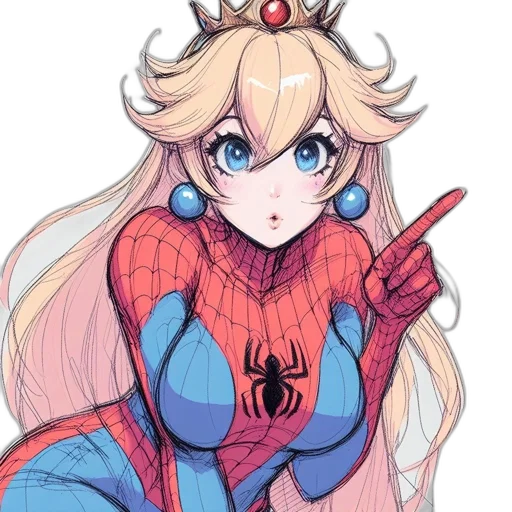 crown, comic book art, anime, pixel art transparent PNG cut-out