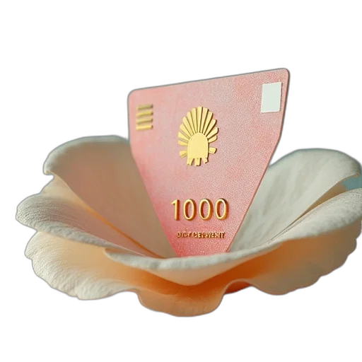 flower, 3d render, model, payment transparent PNG cut-out