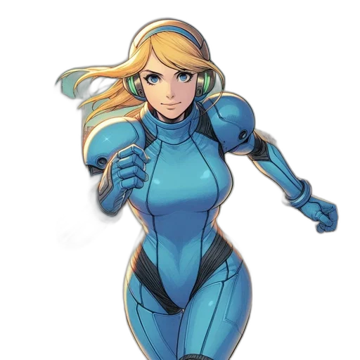 robot, comic book art, concept art, cartoon transparent PNG cut-out
