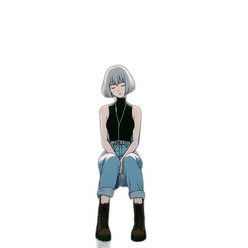 jacket, dress, creature, robot transparent PNG cut-out