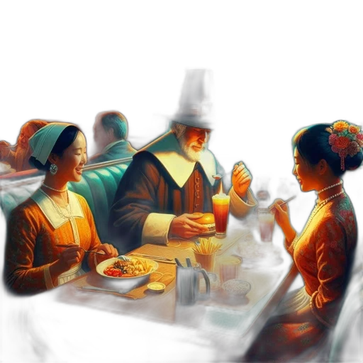food, oil painting, concept art, photorealistic transparent PNG cut-out