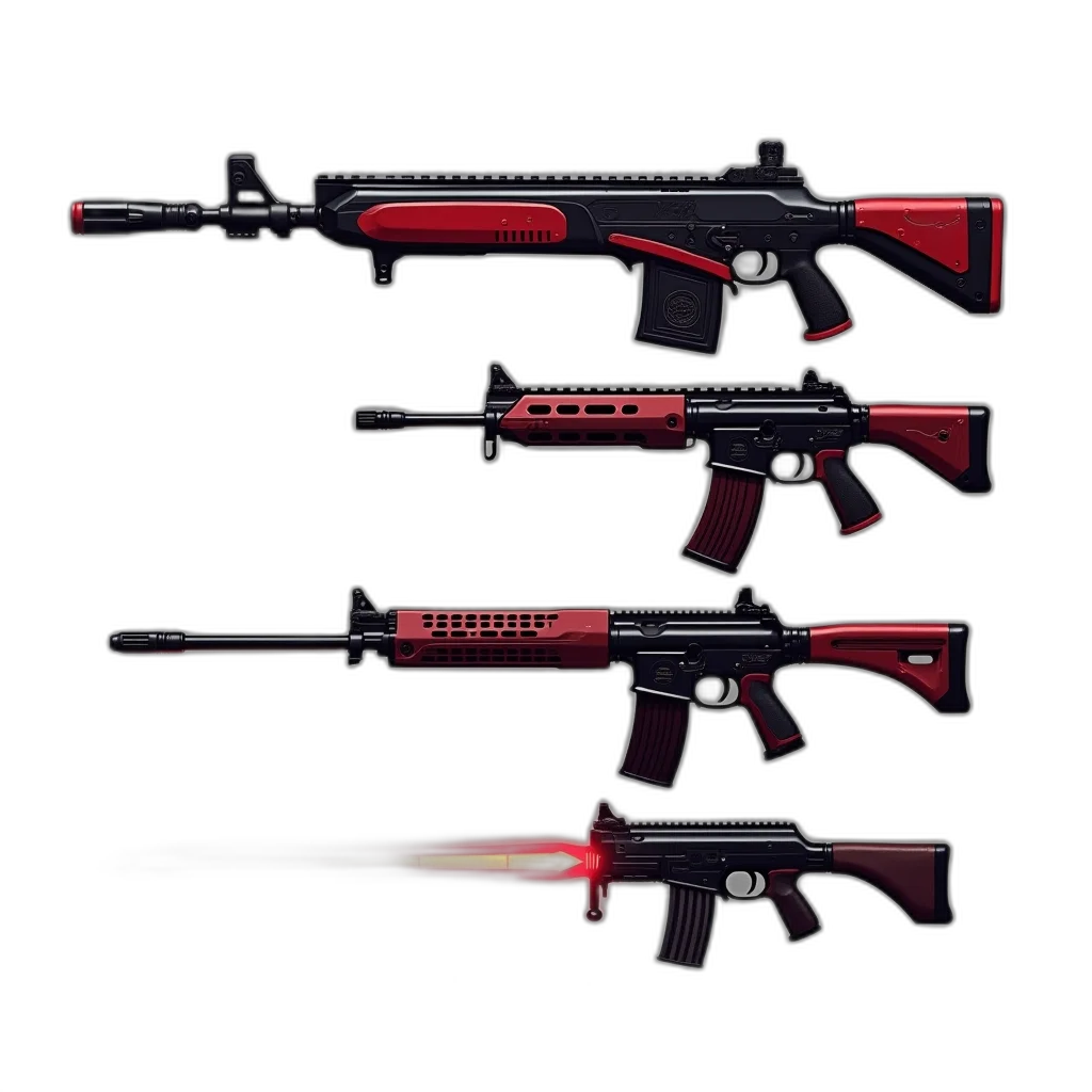 weapon, concept art, 3d render, pixel art transparent PNG cut-out