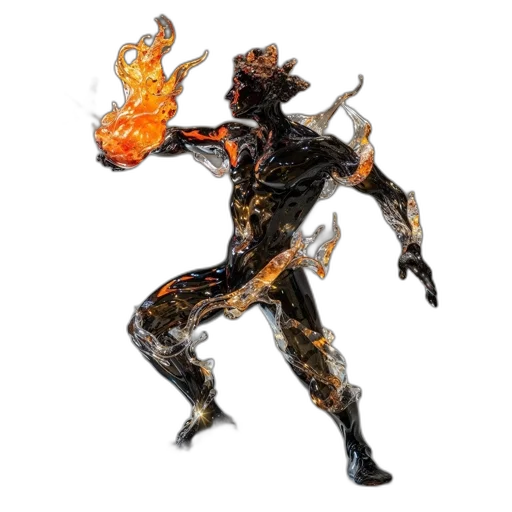 dragon, mask, robot, staff transparent PNG cut-out
