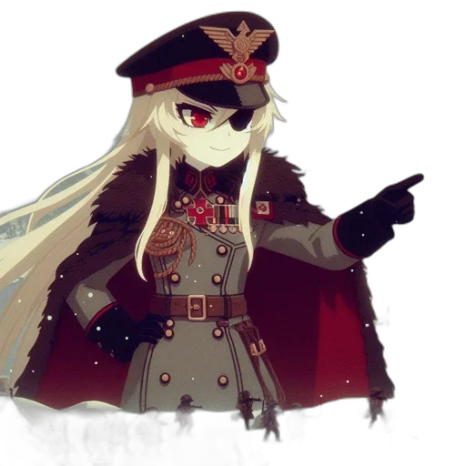 weapon, staff, hat, jacket transparent PNG cut-out