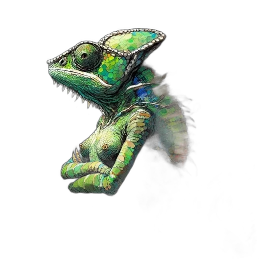 dragon, creature, animal, staff transparent PNG cut-out