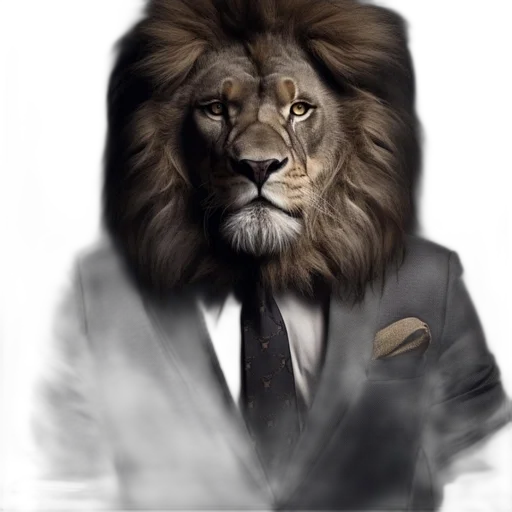 animal, jacket, photorealistic, concept art transparent PNG cut-out