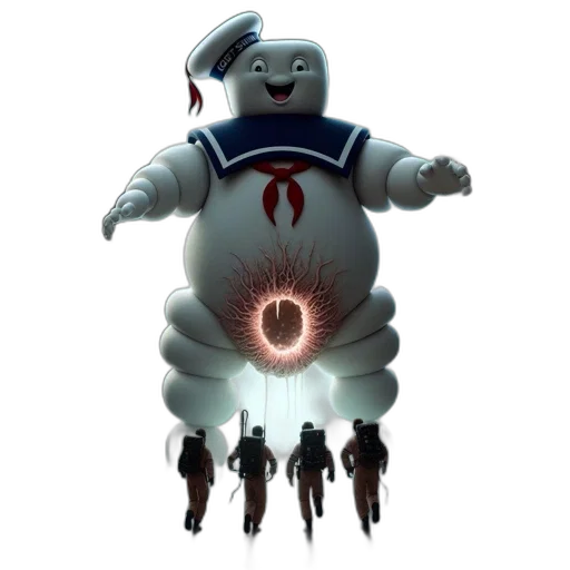 robot, creature, staff, concept art transparent PNG cut-out