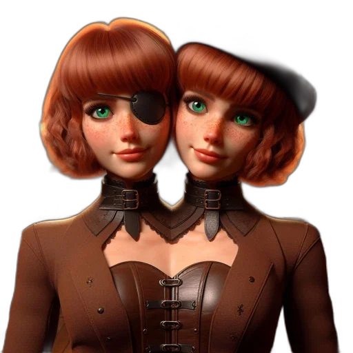 3d render, concept art, photorealistic, cartoon transparent PNG cut-out