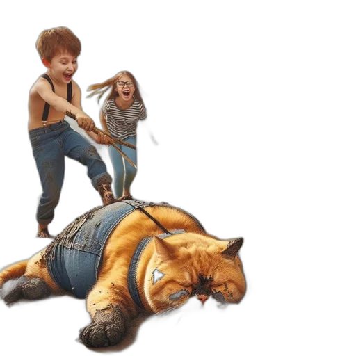 animal, creature, concept art, 3d render transparent PNG cut-out