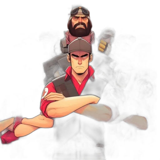 concept art, pixel art, anime, comic book art transparent PNG cut-out