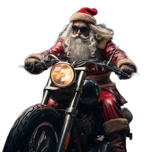 photorealistic, concept art, santa, claus transparent PNG cut-out