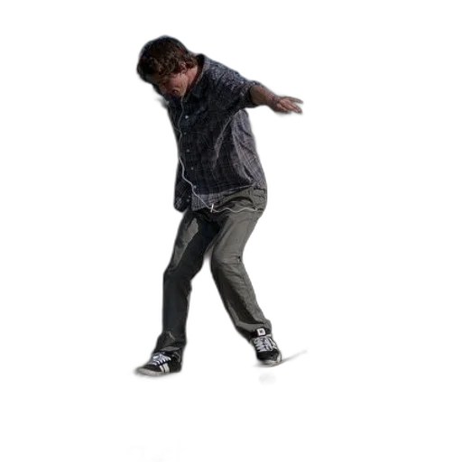 jacket, staff, shoes, weapon transparent PNG cut-out