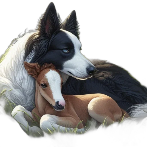 animal, fantasy art, concept art, photorealistic transparent PNG cut-out
