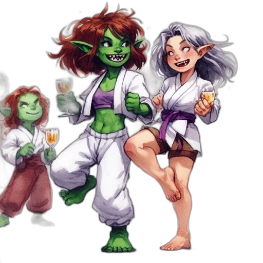 concept art, fantasy art, pixel art, comic book art transparent PNG cut-out