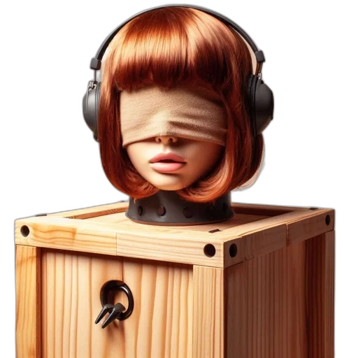 mask, face, robot, creature transparent PNG cut-out