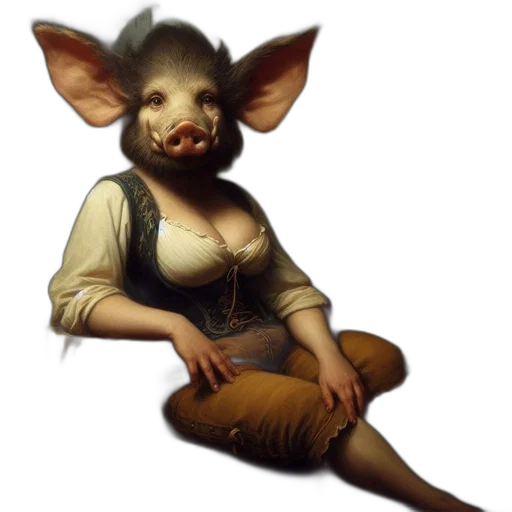 mask, face, creature, staff transparent PNG cut-out