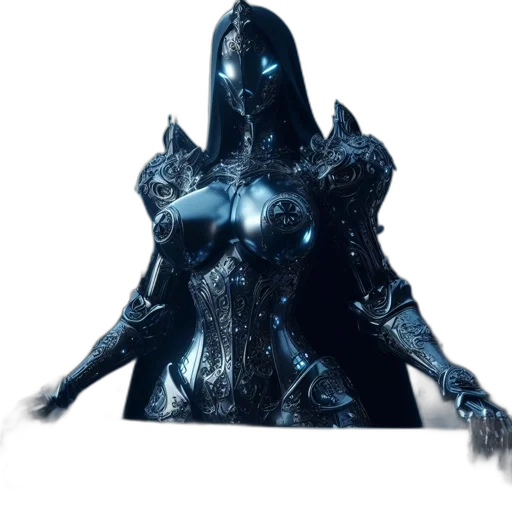 sword, dress, weapon, robot transparent PNG cut-out