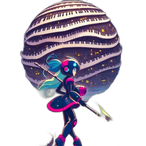 robot, staff, umbrella, weapon transparent PNG cut-out