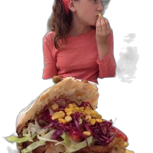 food, dress, hat, face transparent PNG cut-out