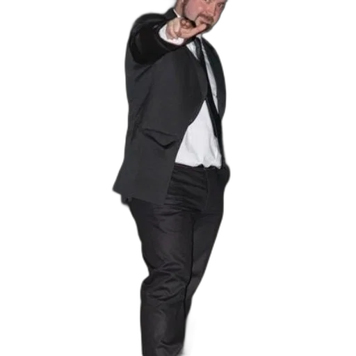 staff, jacket, man, black transparent PNG cut-out