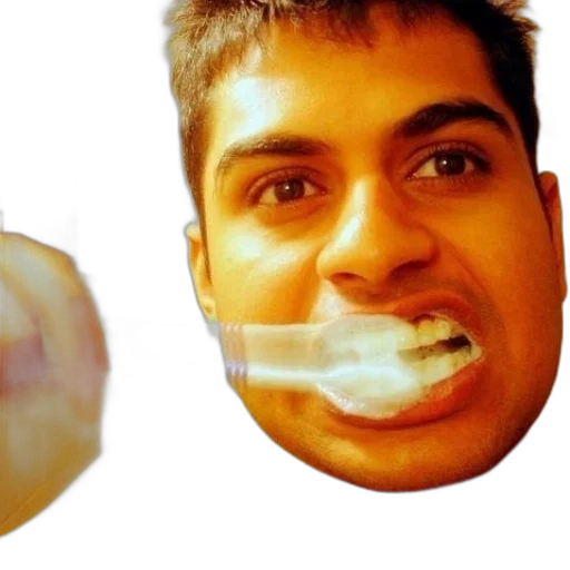 mask, face, food, photorealistic transparent PNG cut-out