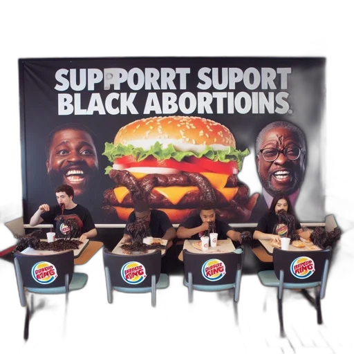 food, inside, burger, king-styled transparent PNG cut-out