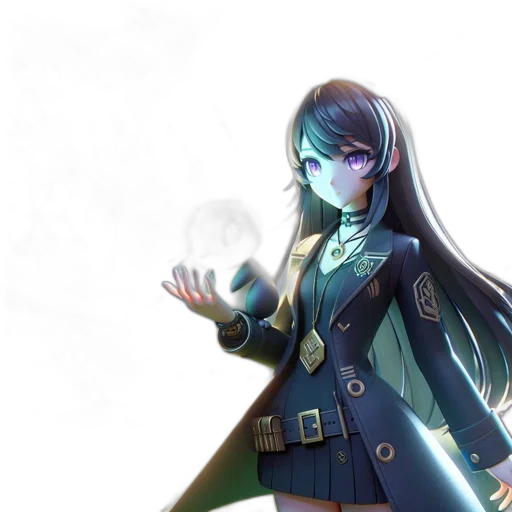 staff, jacket, weapon, creature transparent PNG cut-out