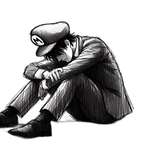 hat, jacket, mask, staff transparent PNG cut-out