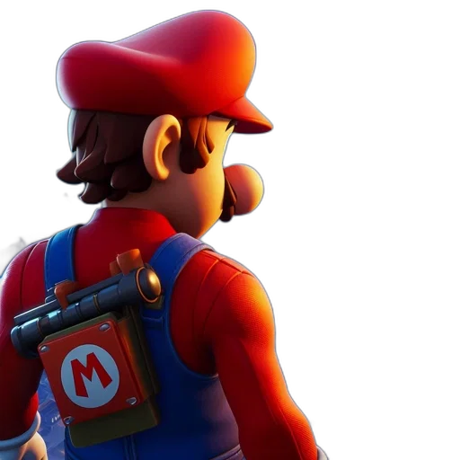 weapon, 3d render, concept art, mario transparent PNG cut-out