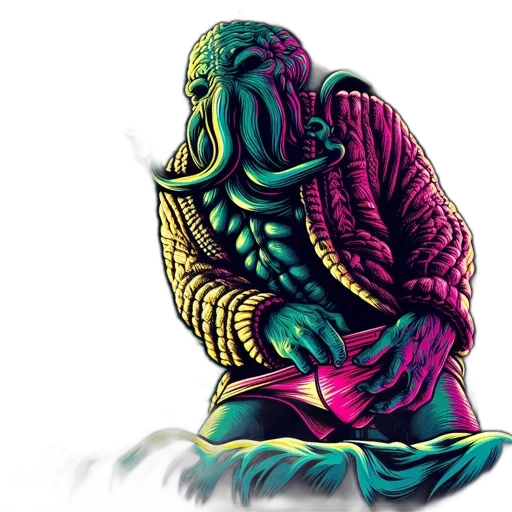 creature, jacket, mask, concept art transparent PNG cut-out