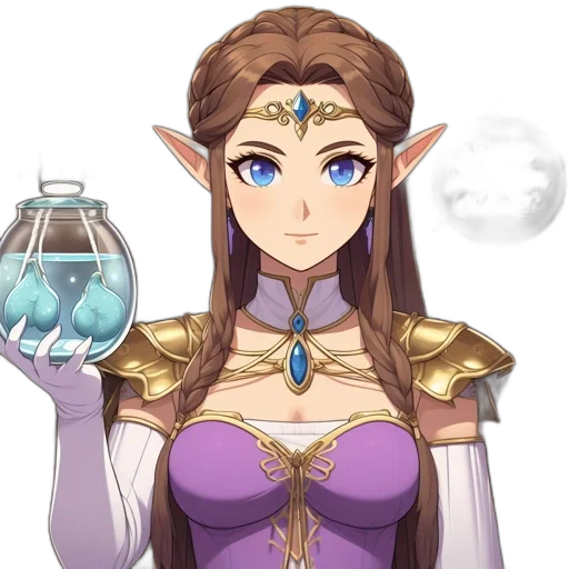 staff, jewelry, dress, crown transparent PNG cut-out