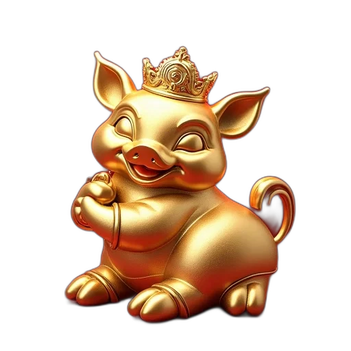 crown, staff, 3d render, concept art transparent PNG cut-out