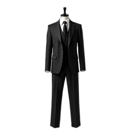 jacket, staff, monochrome, mannequin transparent PNG cut-out