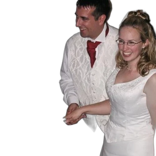 dress, staff, jacket, bride transparent PNG cut-out