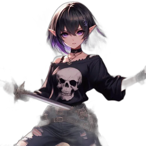 weapon, staff, jacket, sword transparent PNG cut-out