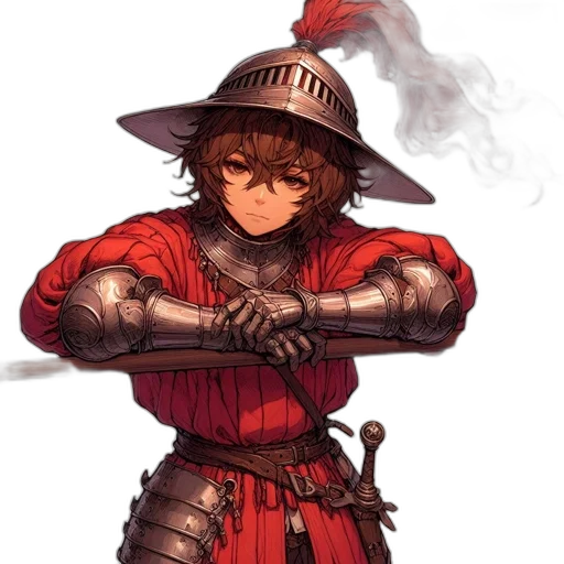 sword, staff, hat, weapon transparent PNG cut-out