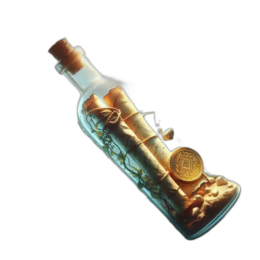 bottle, jewelry, weapon, staff transparent PNG cut-out